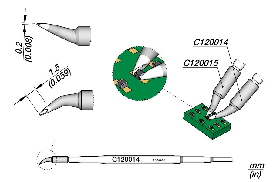 C120014 - Chisel Bent Cartridge